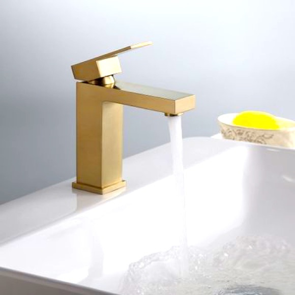 Vland Stylish Luxury Deck Mounted One-Hole Single Handle Bathroom Sink Faucet - Picture 1 of 5